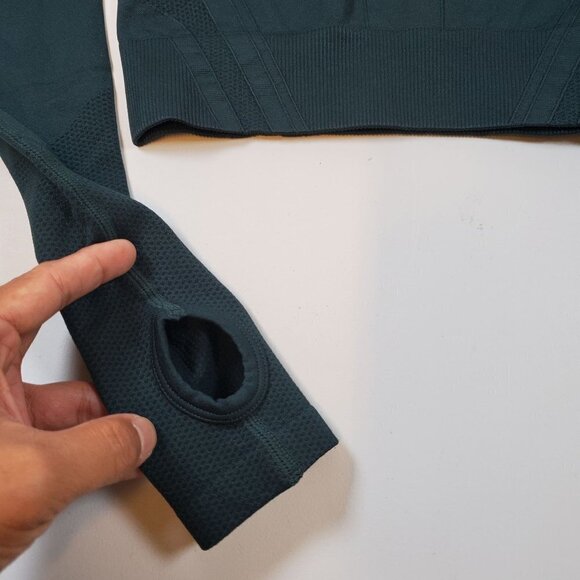 AYBL Balance V2 Seamless Long Sleeve Crop Top Size Small Womens NWT Ribbed Gym - Picture 5 of 16